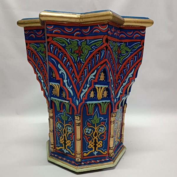 Al Hoceima Melting Pot - Moroccan Wooden Table