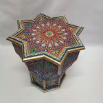 Al Hoceima Melting Pot - Moroccan Wooden Table