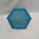 Chefchaouen Charm - Moroccan Wooden Table