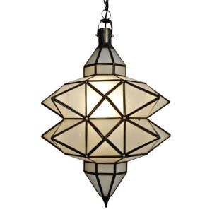 Ethereal Taza Radiance - Glass Ceiling Light
