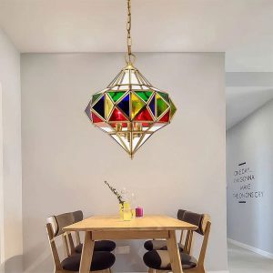 Harmony Riad Halo Pendant - Glass Ceiling Light
