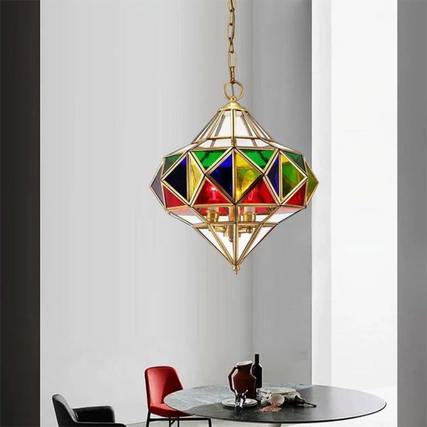 Harmony Riad Halo Pendant - Glass Ceiling Light