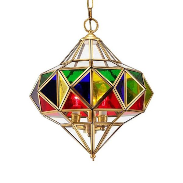 Harmony Riad Halo Pendant - Glass Ceiling Light
