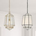 Sandblasted Glass Star Lantern - Glass Ceiling Light