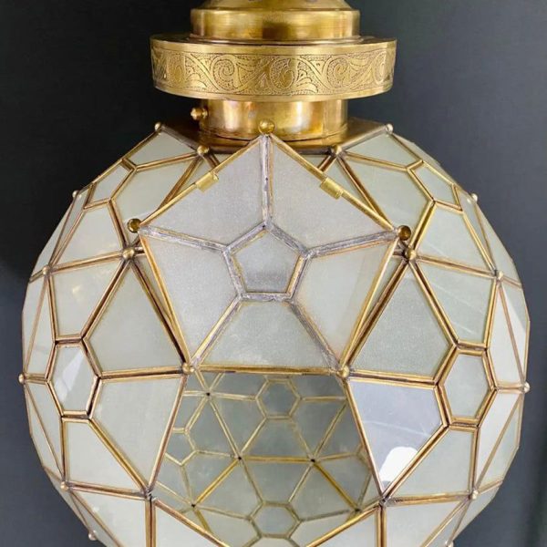 Stardust Tangier Swirls - Glass Ceiling Light