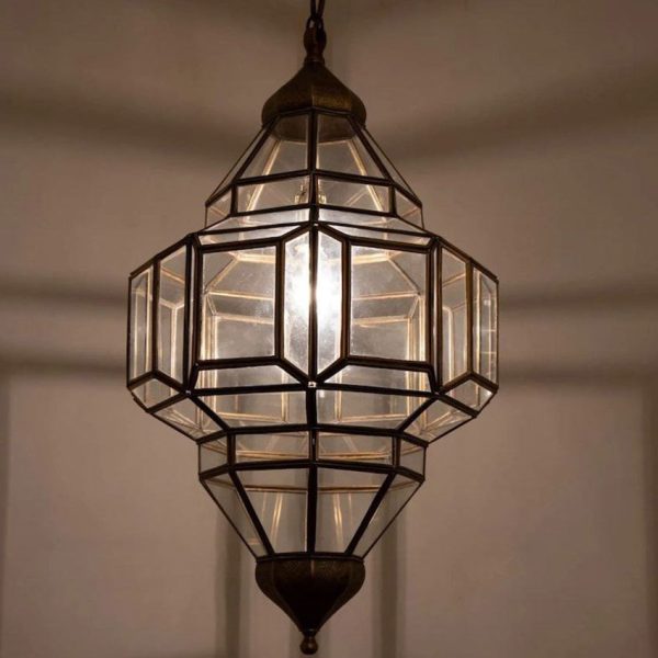 Whimsical Maghreb - Glass Ceiling Light